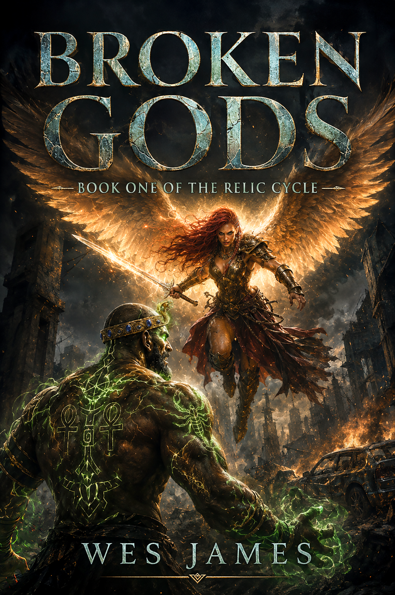 BROKEN GODS book cover by Wes James