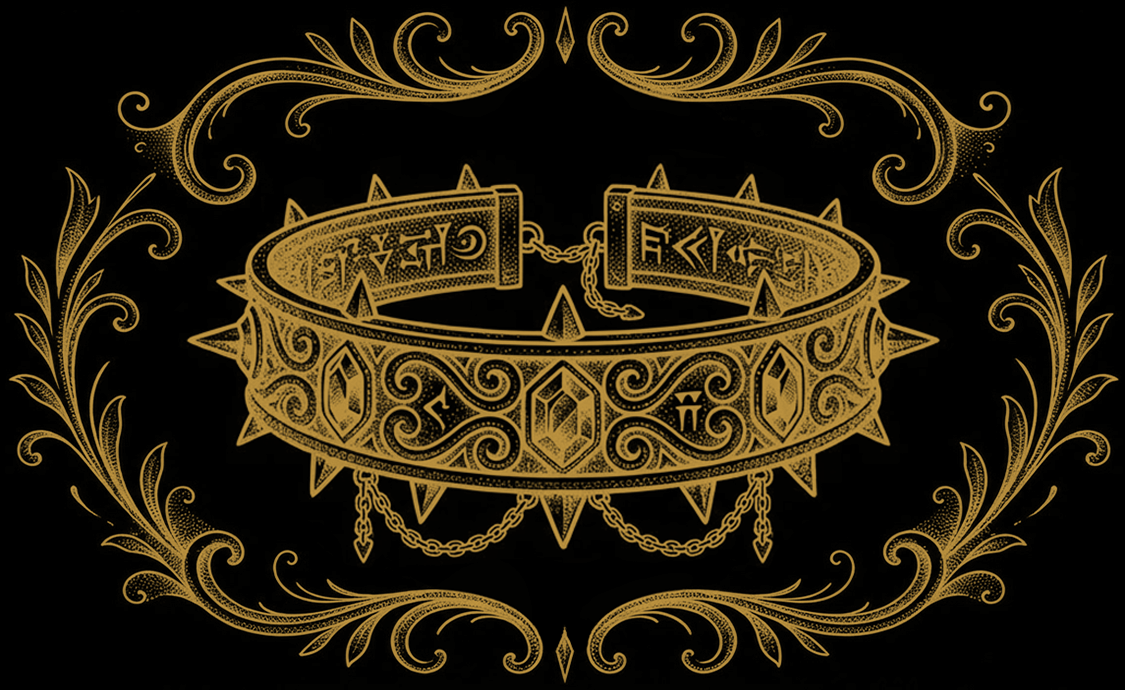 Gold artwork for The Chain that Binds