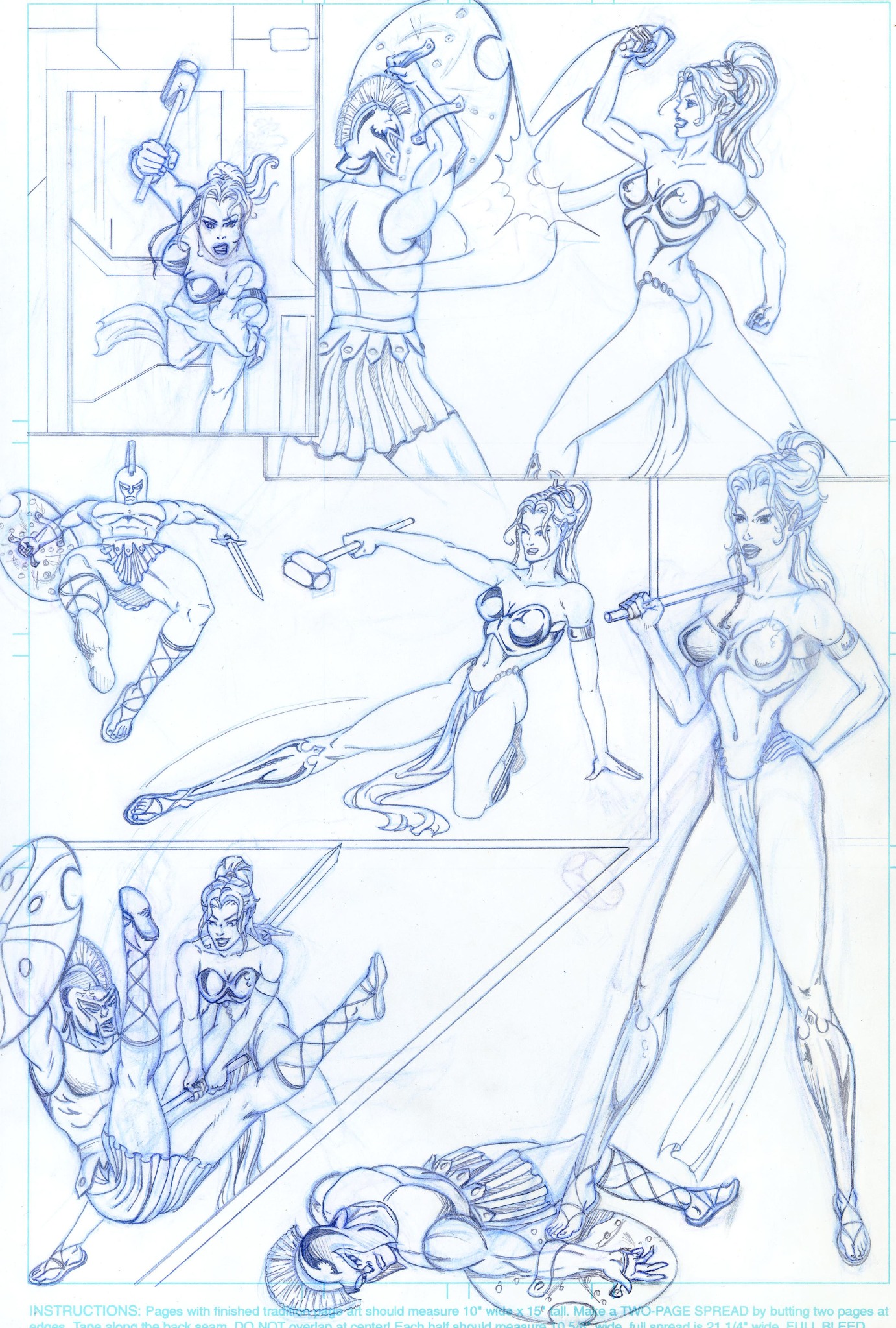 2006 pencil graphic novel character studies