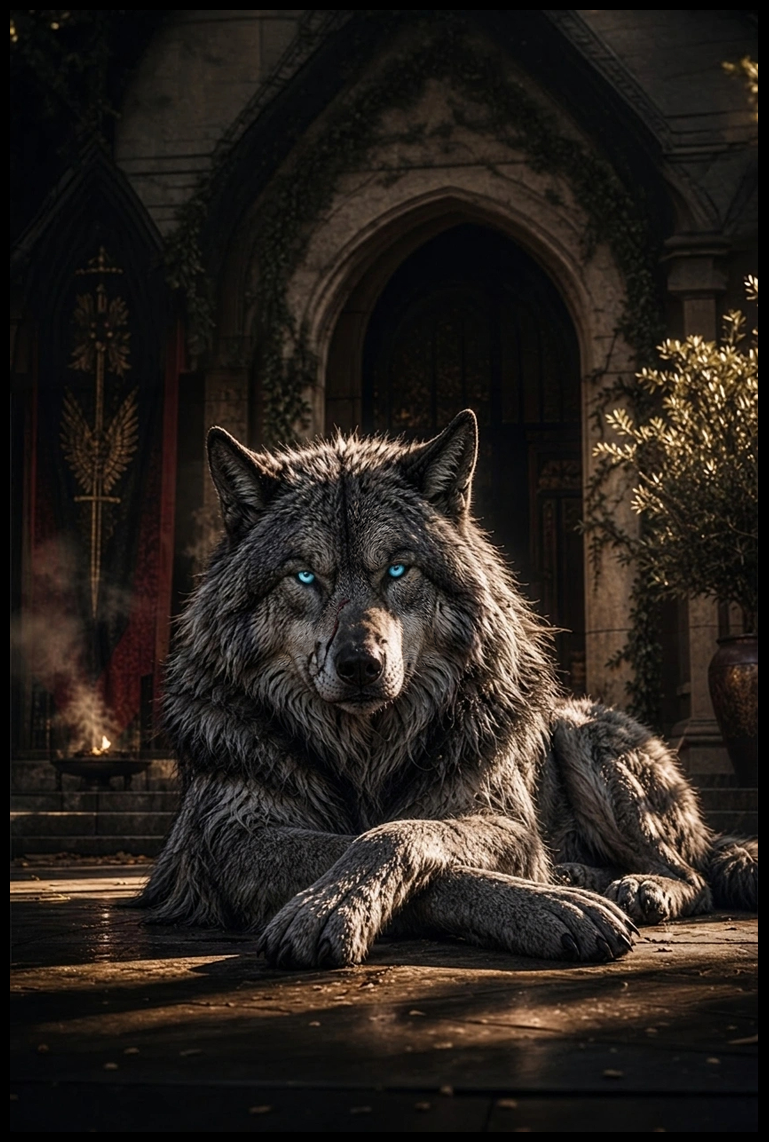 Tyrggo, the mythic wolf