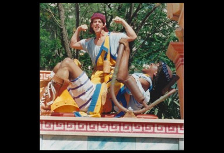 Wes James during his character entertainment career
